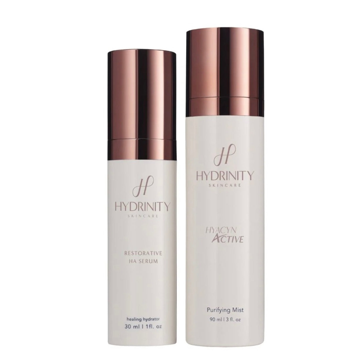 Hydrinity Restorative Kit: Resorative HA Serum + Hyacyn Active