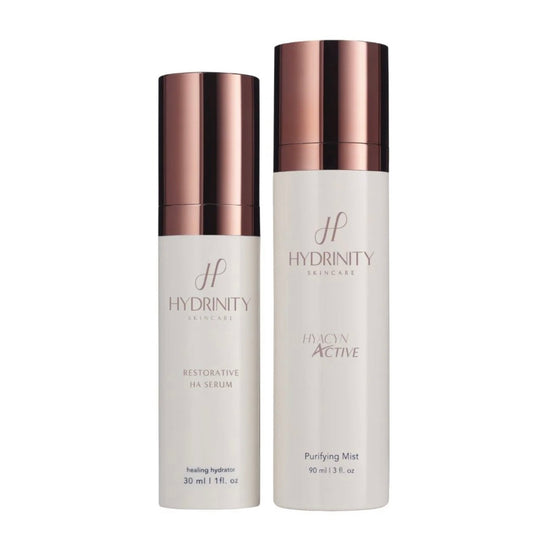 Hydrinity Restorative Kit: Resorative HA Serum + Hyacyn Active